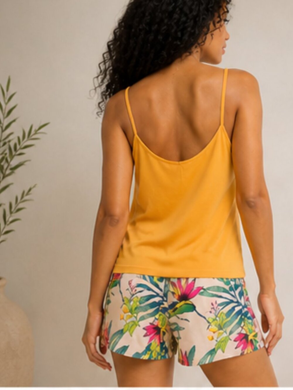 NWT Soma Modal V-Neck Cami & Shorts Pajama Set - Picture 3 of 9